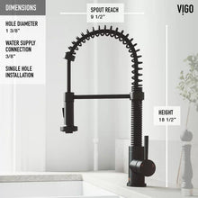 Load image into Gallery viewer, Edison Pull Down Single Handle Kitchen Faucet with Optional Soap Dispenser
