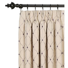Load image into Gallery viewer, Edith Branson Geometric Room Darkening Thermal Pinch Pleat Single Curtain Panel
