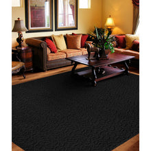 Load image into Gallery viewer, Edith Tufted Black Area Rug 1005AH
