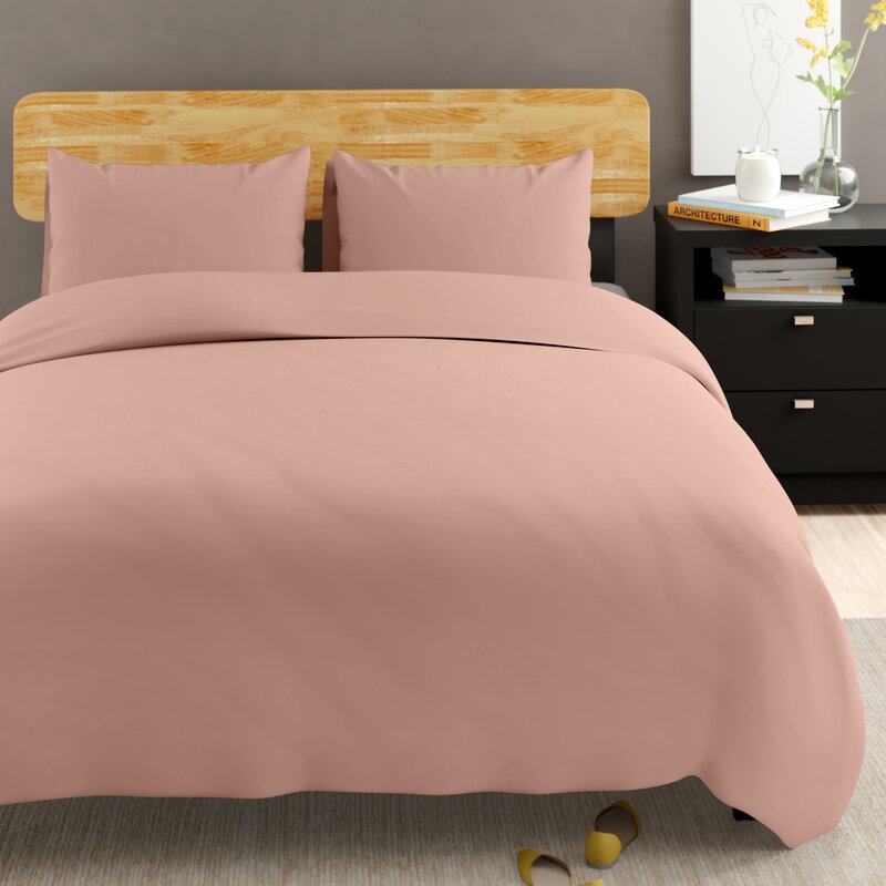 Edmonia Microfiber Reversible Traditional Duvet Cover Set