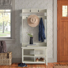 Load image into Gallery viewer, Edmonson Hall Tree with Bench and Shoe Storage 7604RR
