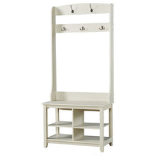 Load image into Gallery viewer, Edmonson Hall Tree with Bench and Shoe Storage 7604RR
