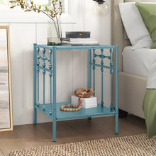 Load image into Gallery viewer, Blue Edmund Nightstand
