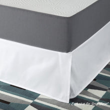 Load image into Gallery viewer, King White Efimia Smartbase Bed Skirt GL1752
