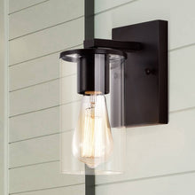 Load image into Gallery viewer, 9.5&#39;&#39; H x 4.25&#39;&#39; W x 6&#39;&#39; D Ehrhardt Iron Armed Sconce
