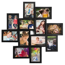Load image into Gallery viewer, Black Eileen 12 Piece Storm Eye Selfie Gallery Collage Picture Frame Set #AD213
