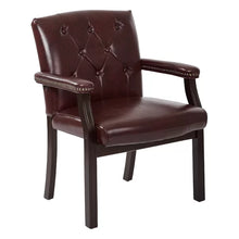 Load image into Gallery viewer, Eira 26.75&quot; W Vinyl Seat Waiting Room Chair with Wood Frame
