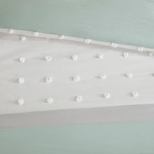Load image into Gallery viewer, Queen Comforter+4 Shams+2 Throw Pillow Ivory Elaine 100% Cotton Percale Comforter Set
