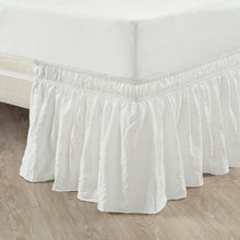 Load image into Gallery viewer, King White Eland 20&quot; Bed Skirt B57 183 ps
