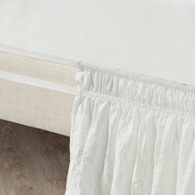 Load image into Gallery viewer, King White Eland 20&quot; Bed Skirt B57 183 ps
