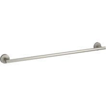 Load image into Gallery viewer, 2&quot; H x 18&quot; L x 2.75&quot; D Brushed Nickel Elate Wall Mounted Towel Bar SB2197
