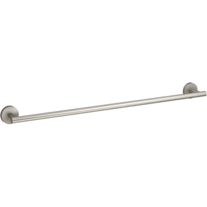 2" H x 18" L x 2.75" D Brushed Nickel Elate Wall Mounted Towel Bar SB2197