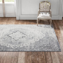 Load image into Gallery viewer, Eli Oriental Area Rug in Gray, Rectangle 7'10" x 10'2"
