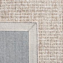 Load image into Gallery viewer, Eliesha Handmade Tufted Wool Area Rug in Ivory/Gray, Square 6&#39;
