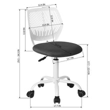 Load image into Gallery viewer, Elkland Mesh Task Chair White/Gray #2355HW
