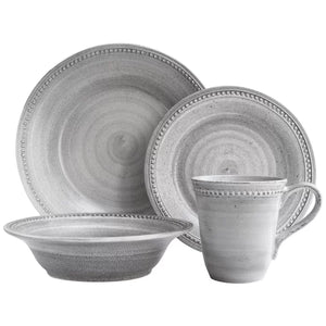 16 Piece Dinnerware Set, Service for 4 (Set of 16)