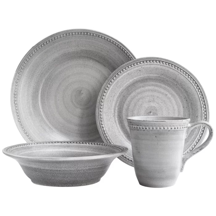 16 Piece Dinnerware Set, Service for 4 (Set of 16)