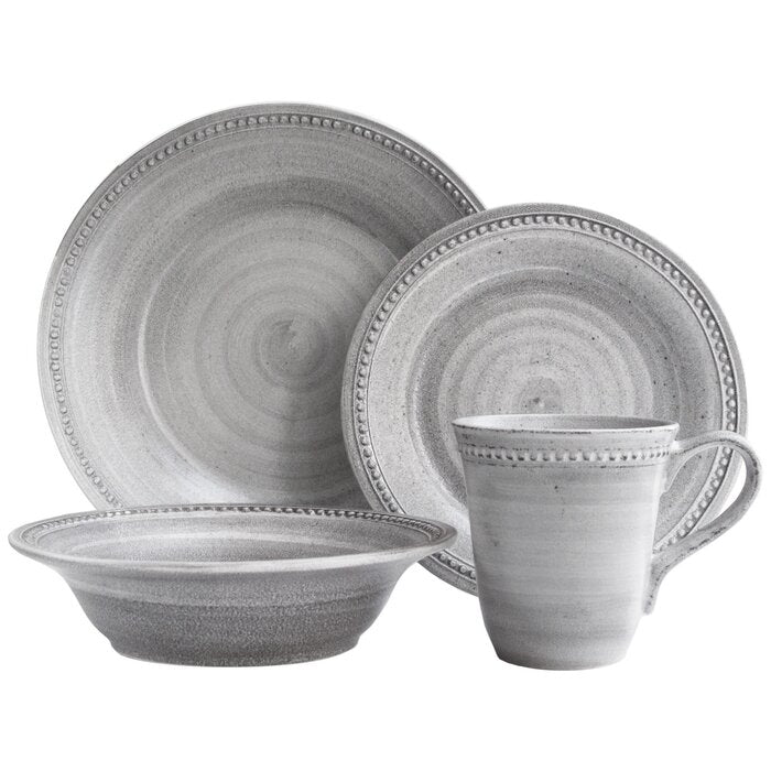Stoneware Dinnerware - Set of 16