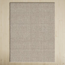 Load image into Gallery viewer, Elle Hand-Woven Wool/Cotton Beige Area Rug, Rectangle 9&#39; x 12&#39;
