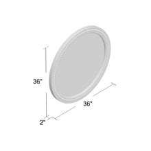 Load image into Gallery viewer, Elle Round Wood Accent Mirror
