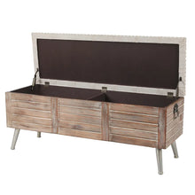 Load image into Gallery viewer, Elmont Wood Flip Top Storage Bench
