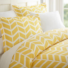 Load image into Gallery viewer, Twin Duvet Cover + 1 Sham Yellow Elnora Duvet Cover Set 330AH
