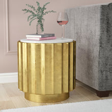 Load image into Gallery viewer, Elodie 20&#39;&#39; Tall Drum End Table
