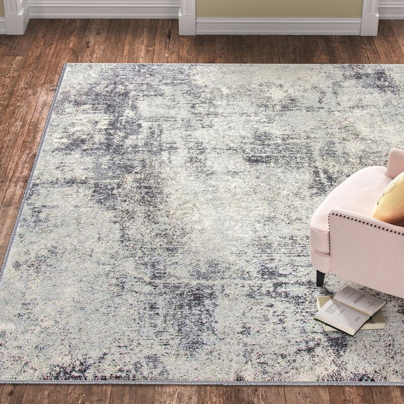 Elsea Ivory/Gray Area Rug, 9 x 12