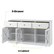 Load image into Gallery viewer, Elvaston 62&#39;&#39; Wide 3 Drawer Sideboard
