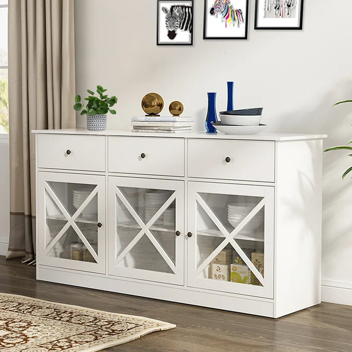 Elvaston 62'' Wide 3 Drawer Sideboard