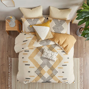 Full/Queen Comforter + 2 Shams Embree 3 Piece Cotton Comforter Set