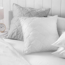 Load image into Gallery viewer, White Emerson 100% Cotton Zipper Sham (Set of 2)
