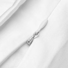 Load image into Gallery viewer, White Emerson 100% Cotton Zipper Sham (Set of 2)
