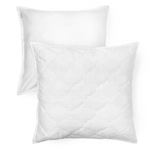 Load image into Gallery viewer, White Emerson 100% Cotton Zipper Sham (Set of 2)
