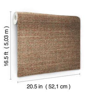 Emerson Tweed 16.5' L x 20.5" W Peel and Stick Wallpaper Roll 2045 (set of 9 rolls)