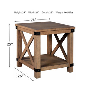 Emiliano End Table with Storage MRM1508