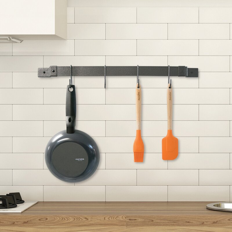 Enameled Wall Mounted Pot Rack MRM3883