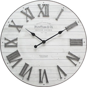 27'' W X 27'' H X 2'' D Engstrom Wall Clock