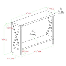 Load image into Gallery viewer, White Oak Enzo 46&#39;&#39; Console Table
