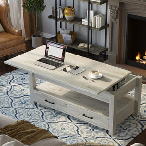 Eoghan Coffee Table, 18.2" H x 41.7" W x 19.7" D