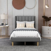 Load image into Gallery viewer, Twin Dark Gray Eriksay Low Profile Platform Bed
