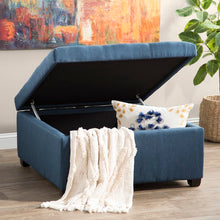 Load image into Gallery viewer, Ernestine 35&quot; Tufted Square Storage Ottoman MRM1390
