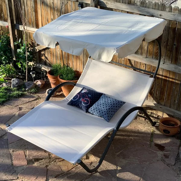 Erryn 54'' Wide Outdoor Patio Daybed with Cushions