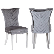 Load image into Gallery viewer, 37.04&#39;&#39; H X 18&#39;&#39; W X 25.5&#39;&#39; D Escalera Velvet Wing Back (Set of 2)
