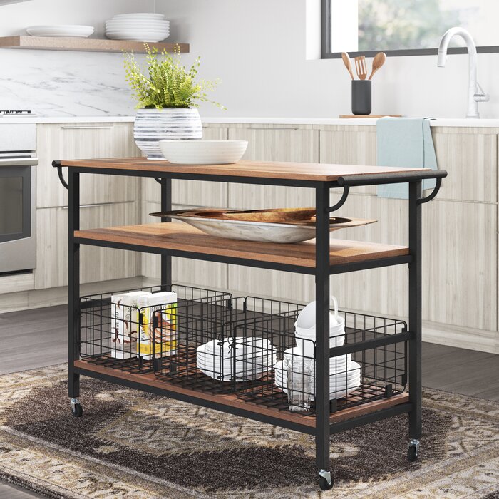 Escar Rolling Kitchen Cart