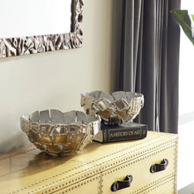 Load image into Gallery viewer, Silver Escarcega 2 Piece Aluminum Decorative Bowl Set

