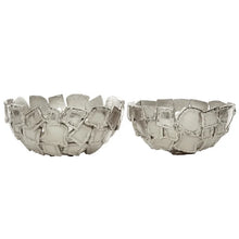 Load image into Gallery viewer, Silver Escarcega 2 Piece Aluminum Decorative Bowl Set
