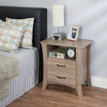 Load image into Gallery viewer, Esco 2 - Drawer Nightstand in Rustic Natural MRM3273
