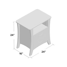 Load image into Gallery viewer, Esco 2 - Drawer Nightstand in Rustic Natural MRM3273
