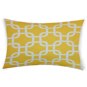 12" x 18" Yellow Eslinger Rectangular Cotton Pillow Cover & Insert 231AH